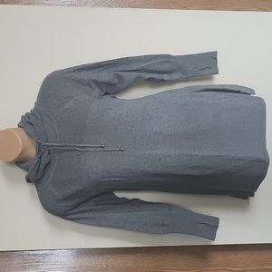 Cowl neck sweater dress